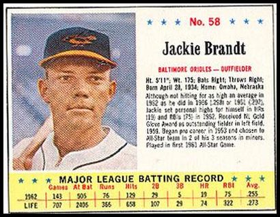 58 Jackie Brandt